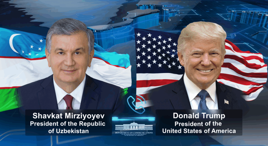 Leaders of Uzbekistan and the United States held a telephone conversation: agreements on expanding strategic partnership reached